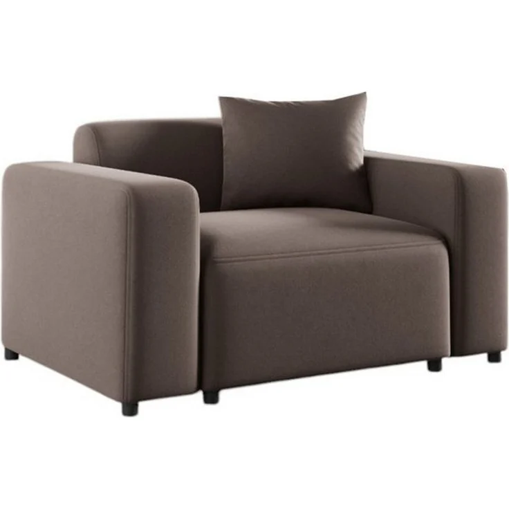 Sessel Designersessel MEGAN in Stoff Salvador Braun – Bild 5