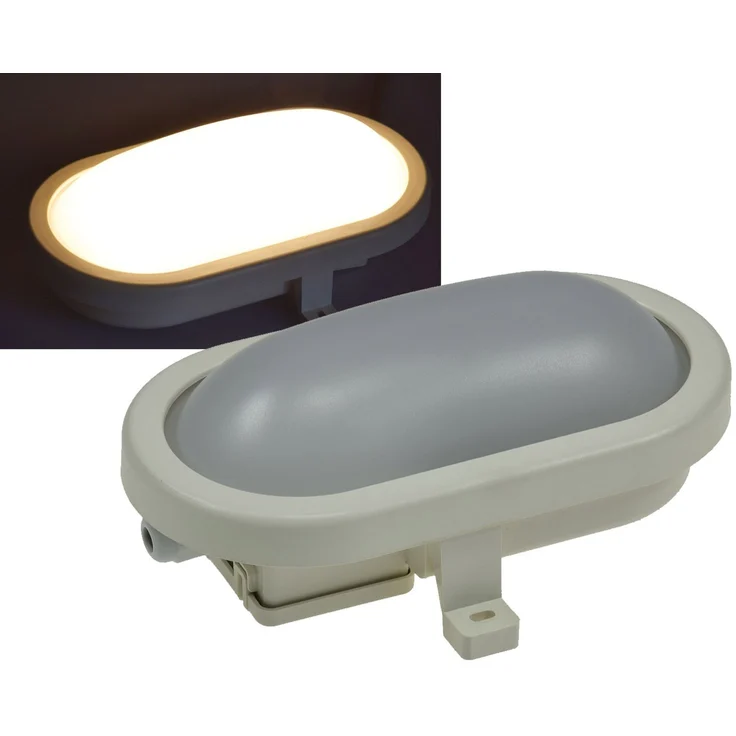 ChiliTec LED Feuchtraumleuchte 6W, 480lm, 3000K, Warmweiß