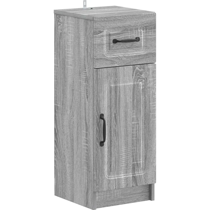 vidaXL 3-teiliges Badezimmer-Schranksystem UTRECHT 3 stk. Sonoma-Grau 3418059 – Bild 3