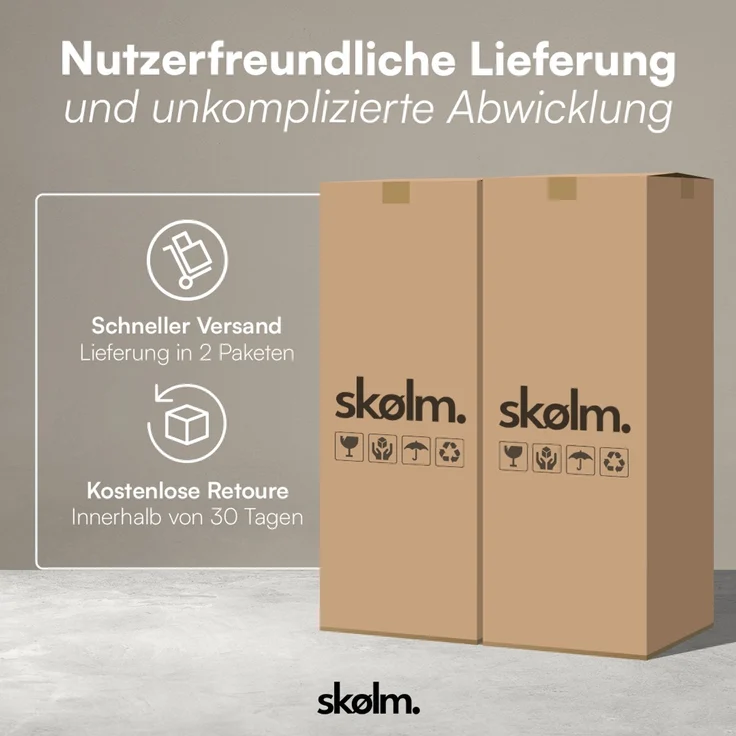 skølm 'Lofn' Modulares Sofa 2 Sitzer, 200x100 cm, Vollschaumcouch mit Metallgestell, Cord salbeigrün, Schlafsofa vakuumverpackt, kein Aufbau erforderlich – Bild 11
