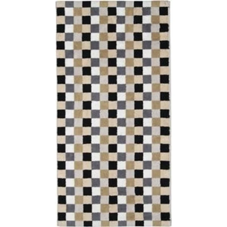 Cawö Handtücher Cawö Handtuch Lifestyle Cube 7047, 37 Kiesel, Baumwolle (1-St) – Bild 6