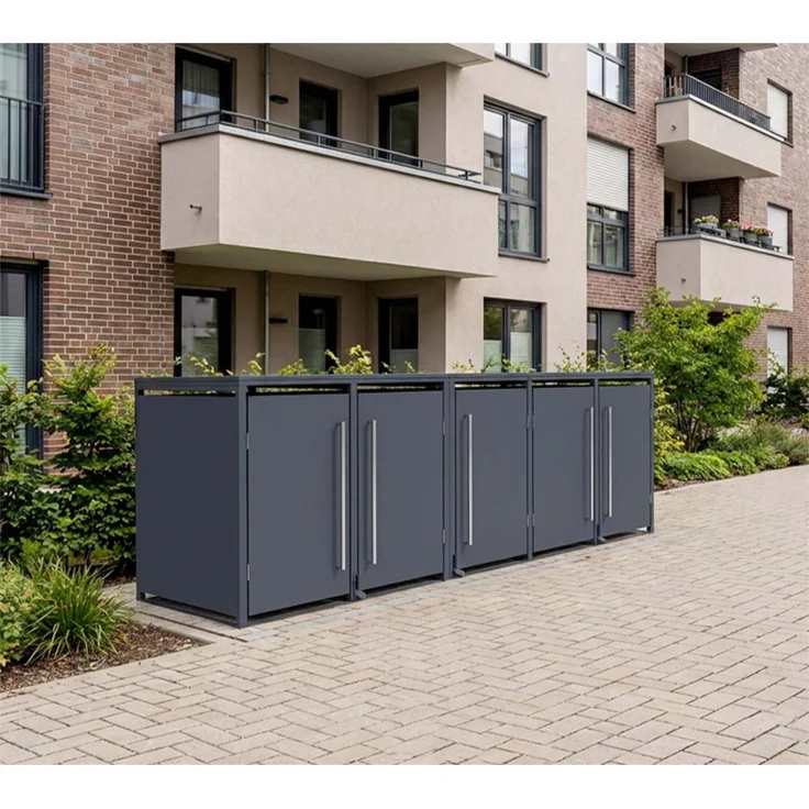 Westmann Pedura 5 | Metall Mülltonnenbox mit – Bild 2