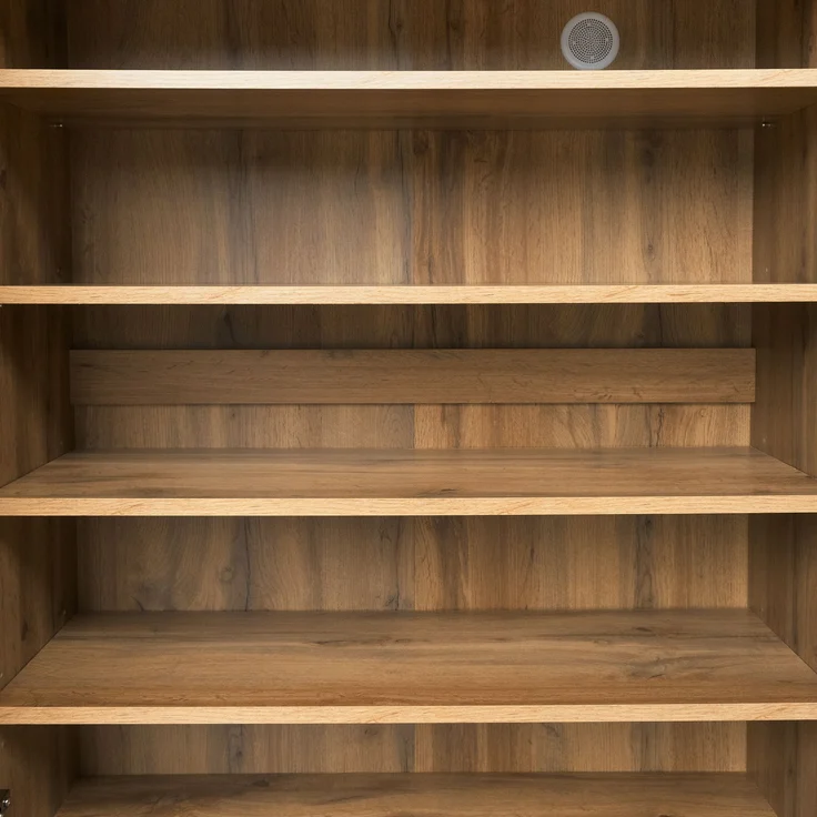 Flurschrank 80,5x35x109,5 cm - Eleganter Schuhschrank mit verstellbaren Böden – Bild 9