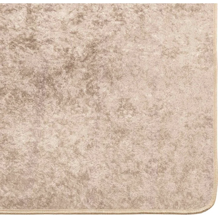 vidaXL Teppichläufer MARSA Beige 80x450 cm Polyester und PVC 42023088 – Bild 5