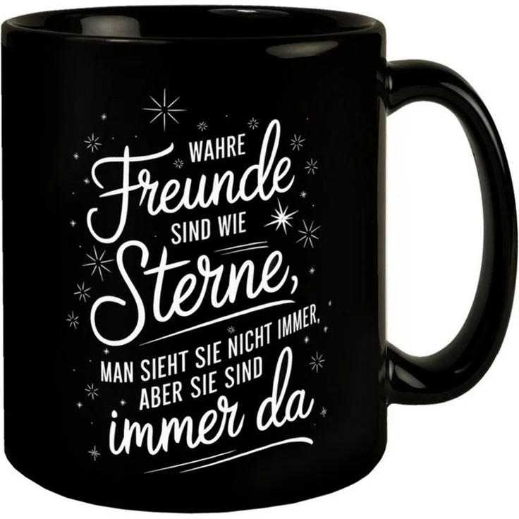 speecheese Tasse Wahre Freunde sind wie Sterne Tasse – Bild 1