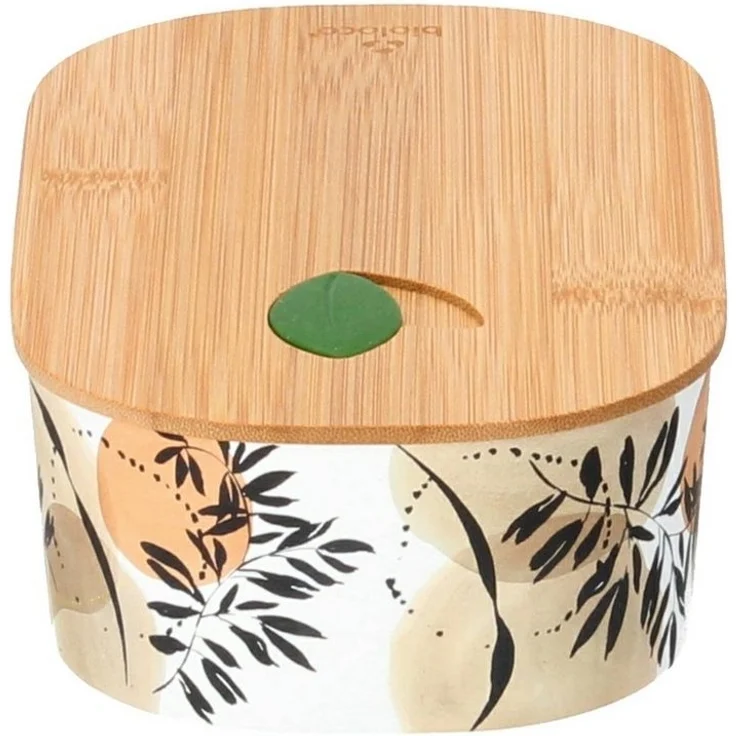 chic mic GmbH Lunchbox Chic Mic bioloco plant lunchbox Brotdose sunset over iwami oval, PLA (Kunststoff aus Pflanzenzucker), (2-tlg) – Bild 2