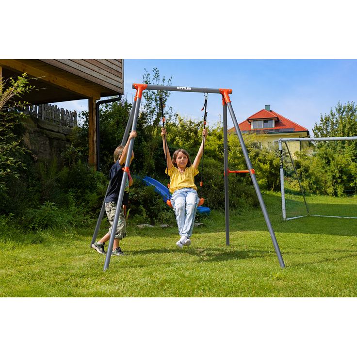 KETTLER 'Single' Einzelschaukel, grau/orange – Bild 3