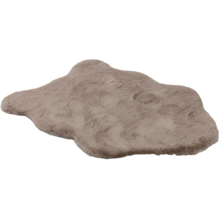SCHÖNER WOHNEN-Kollektion Fellteppich Tender, fellförmig, Höhe: 26 mm, weich durch Microfaser, Kaninchenfell Haptik, Kunstfell, waschbar – Bild 1