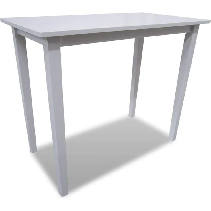 vidaXL Bartisch Holz Weiß 241701