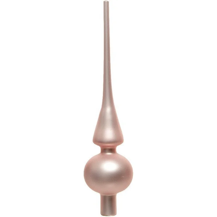 Kaemingk Christbaumspitze, Christbaumspitze Glas 26cm rosa matt – Bild 1