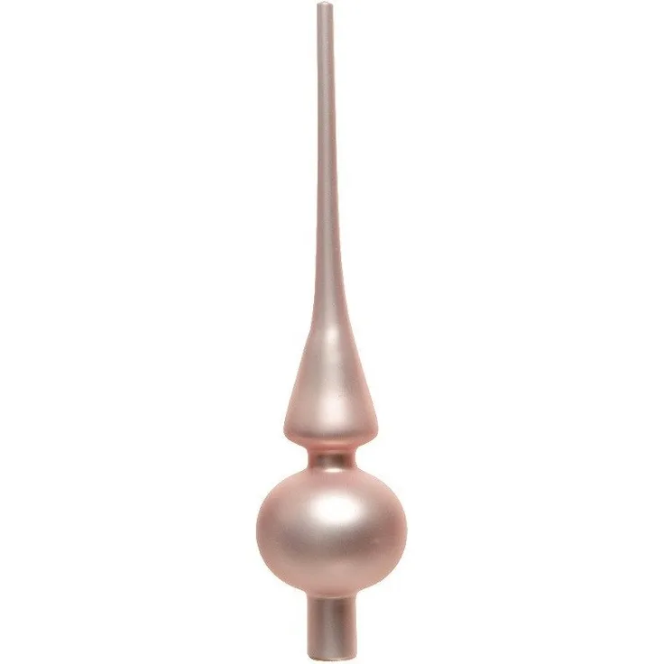 Kaemingk Christbaumspitze, Christbaumspitze Glas 26cm rosa matt