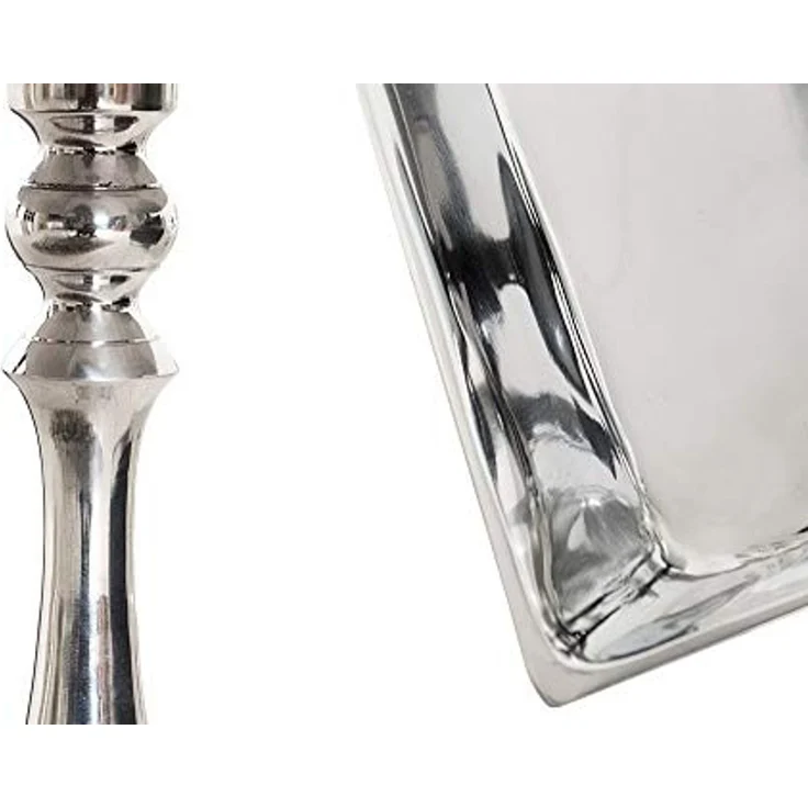riess-ambiente Beistelltisch TRAYFUL 55cm silber, Metall · Tablett-Tisch · Orientalischer Stil · Handarbeit – Bild 6
