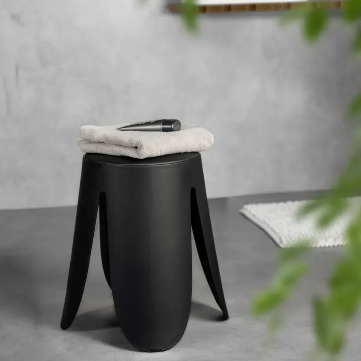 WENKO COMISO Badhocker, Schwarz matt – Bild 2