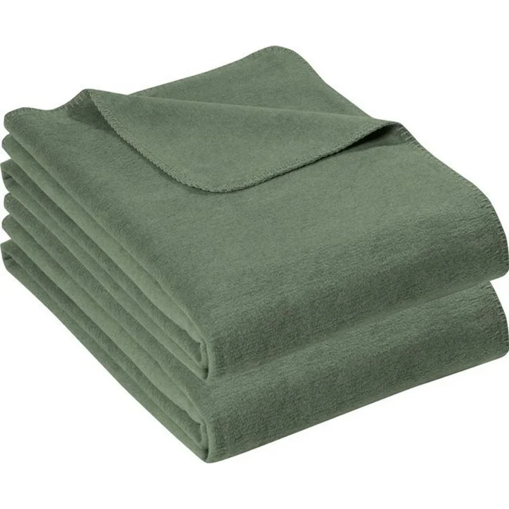 Wohndecke Wohndecke "Brescia" 2er-Pack, Erwin Müller, Baumwolle Uni – Bild 4