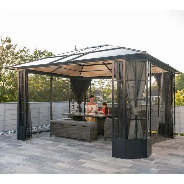 Sojag Savino 1214 | Pavillo mit festem Dach |