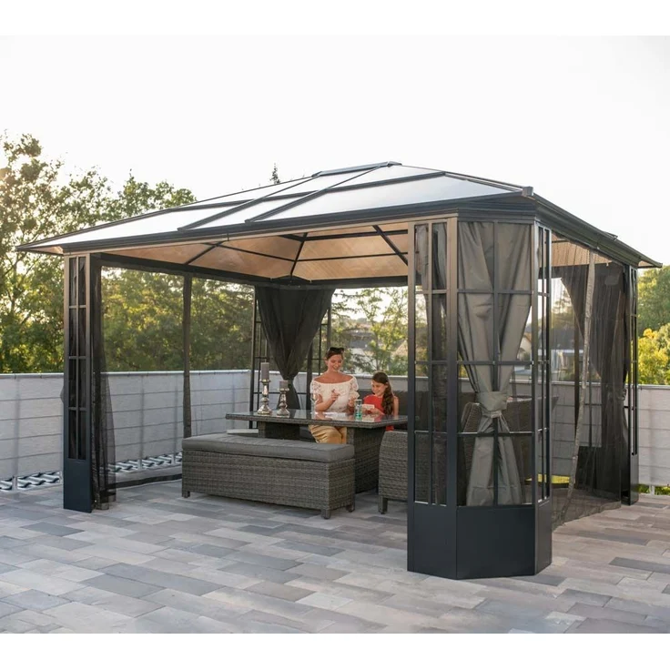 Sojag Savino 1214 | Pavillo mit festem Dach |