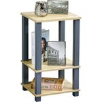 KESPER 18450 Regal mit 3 Ebenen, Faserplatte mit stilvoller Eiche-Optik / Etagenregal