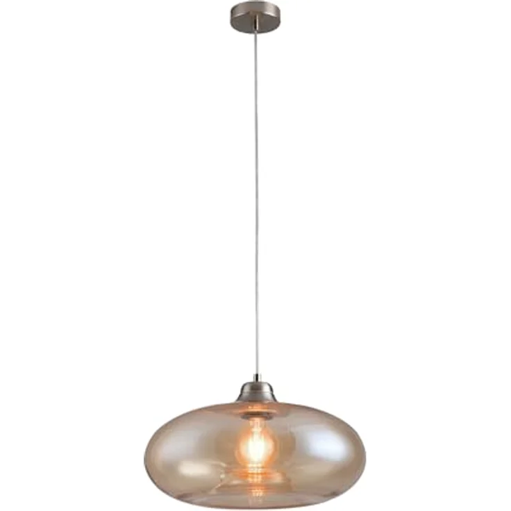 Pendelleuchte LA BURBUJA Ø40CM – Elegantes Glas in Bernstein für Ihr Zuhause – Bild 4