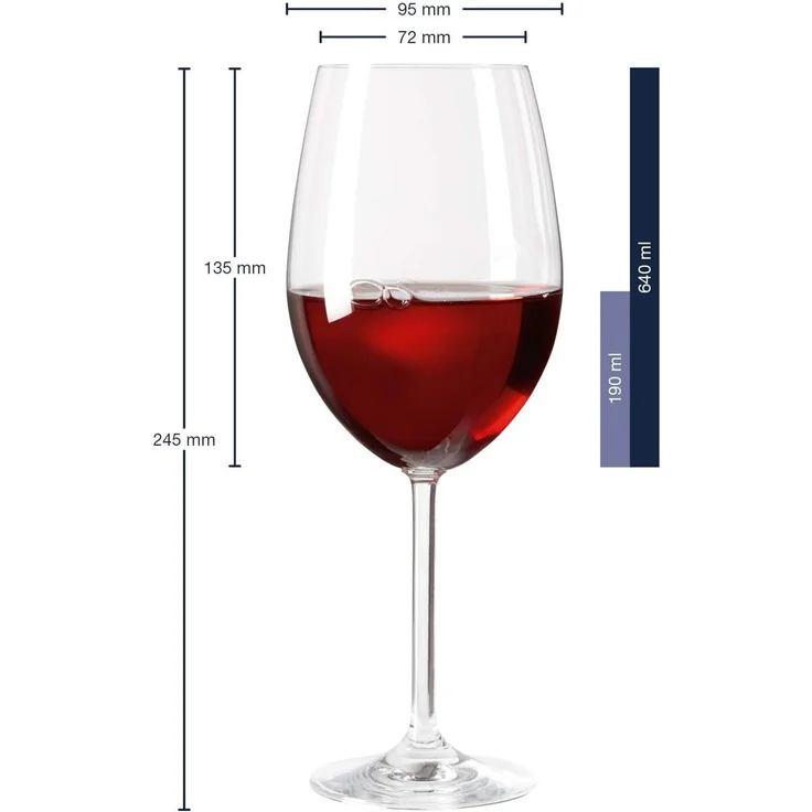 Leonardo DAILY Bordeauxglas 640ml 6er Set – Bild 6