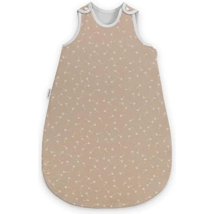 Ehrenkind® Baby Sommerschlafsack Rund | Bio-Baumwolle | Sommer Schlafsack Gr. 62/68 Beige Pusteblume | Schlafsack Baby Schlafsack Kinder – Bild 1