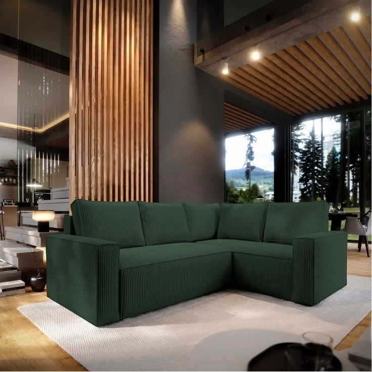 Masseno Ecksofa ESTANO mit Schlaffunktion L-Form, Sofa mit Bettkasten – Bild 5