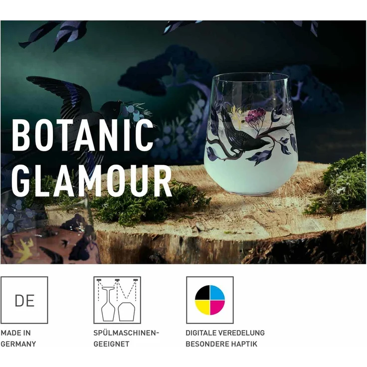 Ritzenhoff Botanic Glamour Gin-Gläser 2er Set Biene, Libelle – Bild 8