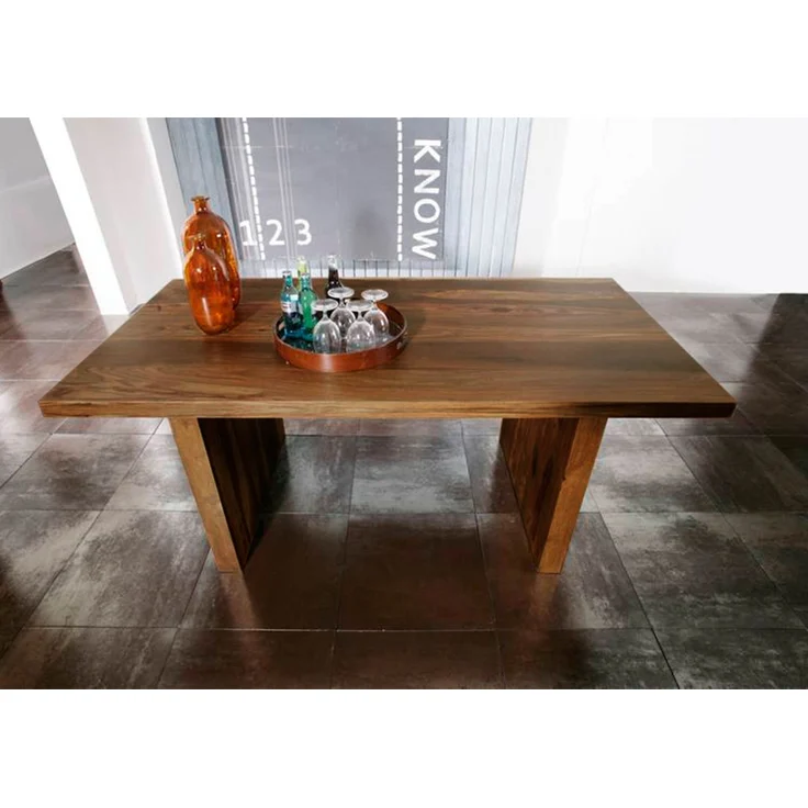 Esstisch Sheesham 180 x 90 x 76 walnuss lackiert DUKE #102 – Bild 2