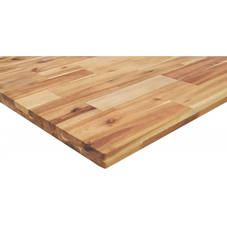vidaXL Waschbeckenregal Wandmontage Stahl und Akazienholz 3302748 – Bild 10