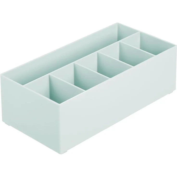 Schminkaufbewahrung Kosmetik Organizer 6 Fächer mDesign BPA frei mintgrün – Bild 9