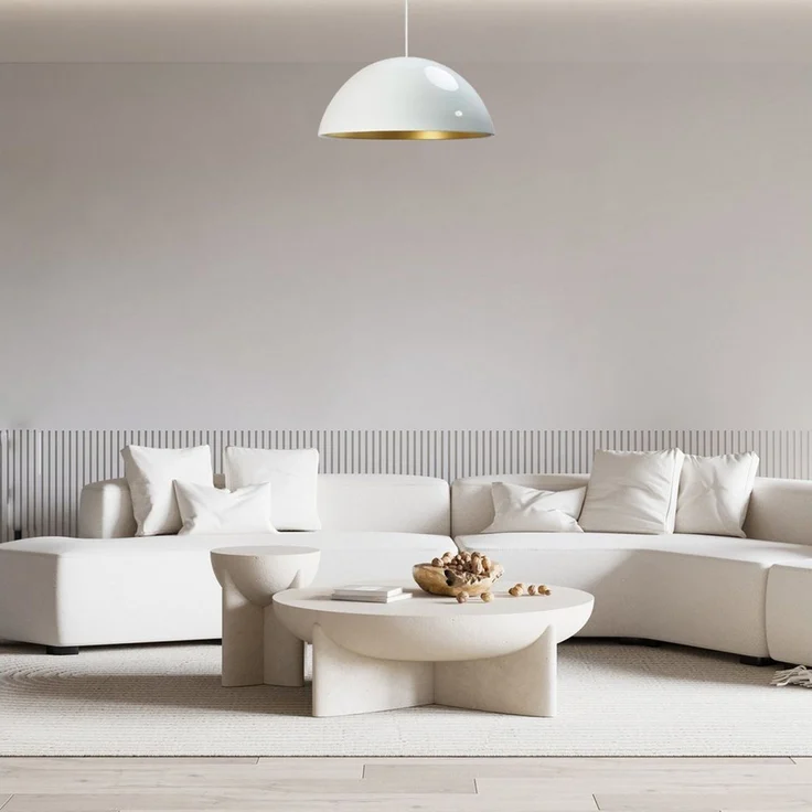 Bamyum Pendelleuchte Bamyum Hängelampe I Lipeo I Ø40 cm E27 Metall Deko Modern Lampe, ohne Leuchtmittel – Bild 2