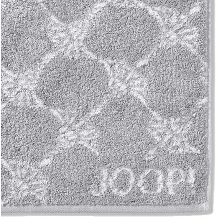 JOOP! Gästetuch Classic Frottierkollektion, 3er Pack - Walkfrottier Grau Cornflower 30x50cm – Bild 4