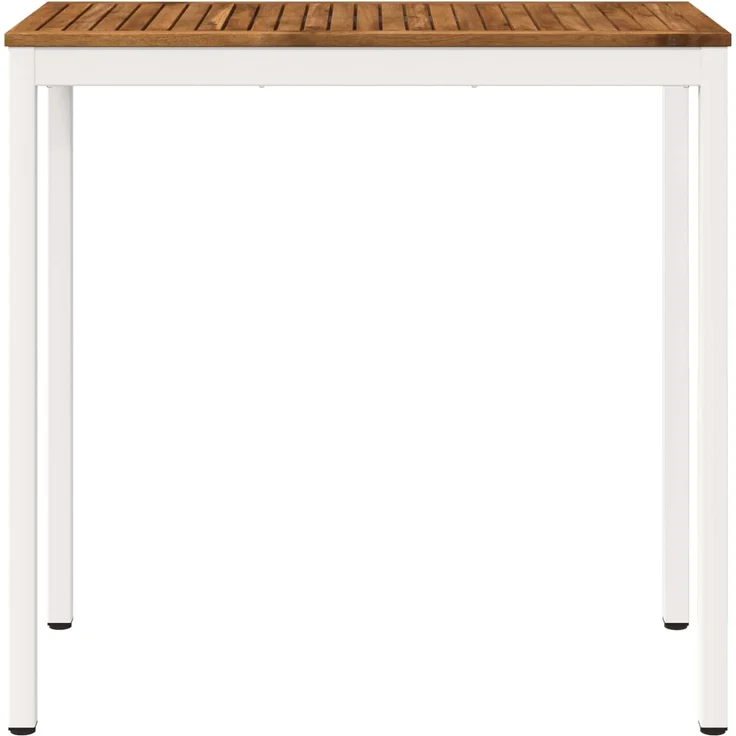 vidaXL Gartenbar-Tisch NAARDEN Natur und Weiß 108,5 x 55 x 105 cm 901341 – Bild 3