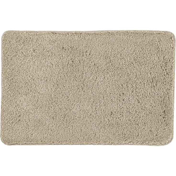 Kleine Wolke Badematte »Scott«, Badvorleger, Badezimmer Teppich, Höhe 12 mm, rutschhemmend beschichtet, fußbodenheizungsgeeignet, Polyester, rechteckig, Badteppich, Uni Farben, weich & kuschelig – Bild 1