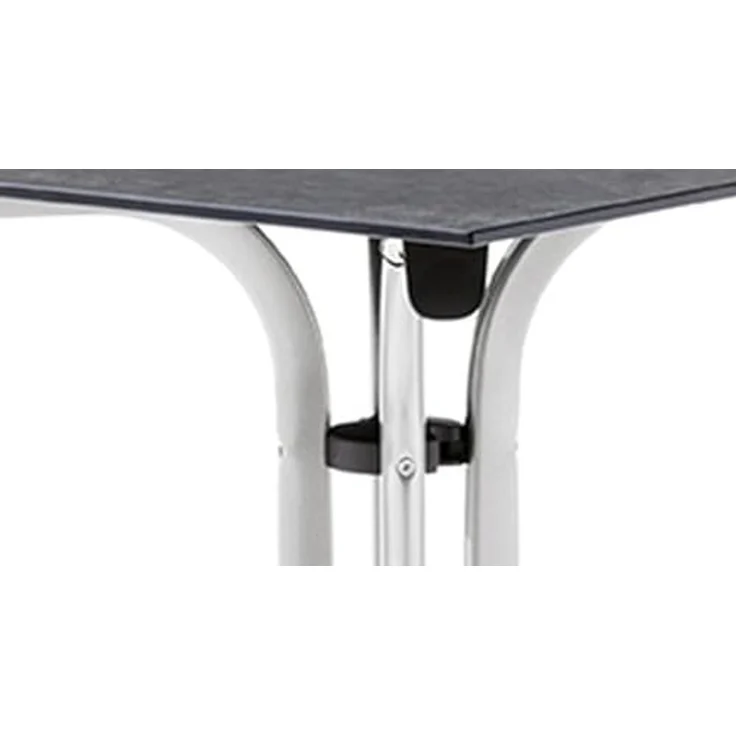 Klapptisch >Boulevard< in Schiefer anthrazit, Polytec® - 120x73x80cm (BxHxT) – Bild 5
