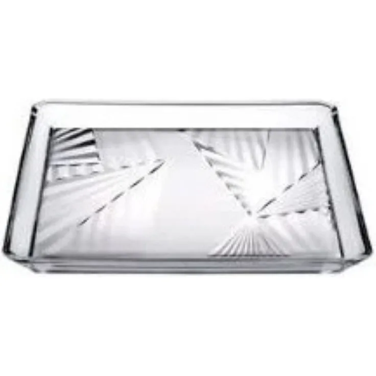 Pasabahce Madlen 2er Servierplatten aus Glas - quadratisch, 15 x 15 x 1,7 cm