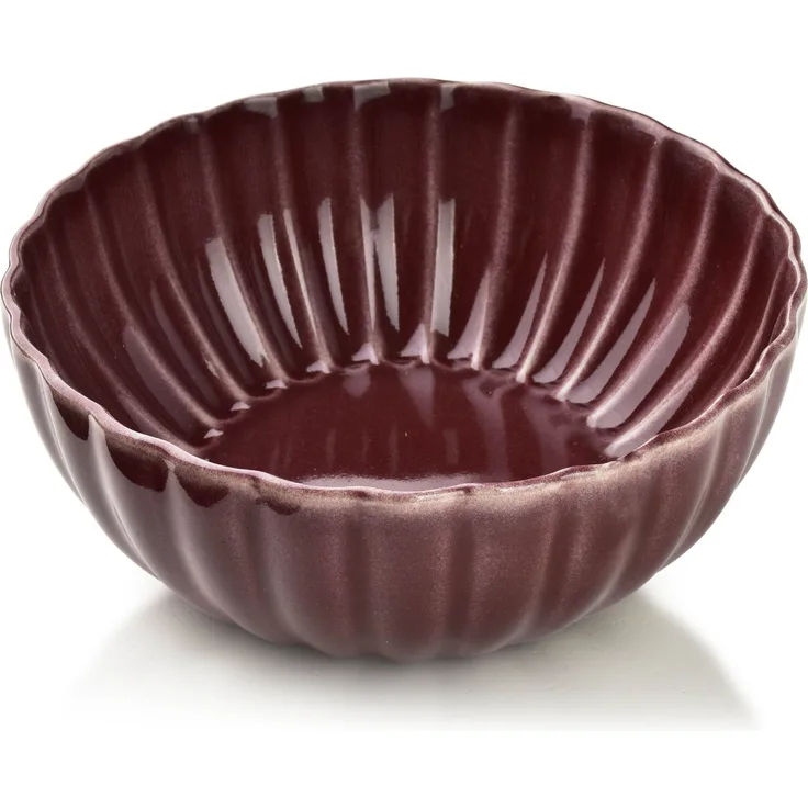 Schale Porzellan Affekdesign Evie Burgundy 16,7x16,7x6,7 burgundy 1pc
