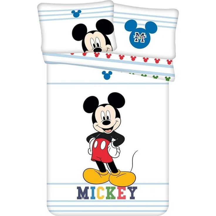 Mickey Mouse Baumwolle Kinderbettwäsche 135x100 cm und Kopfkissenbezug – Bild 5