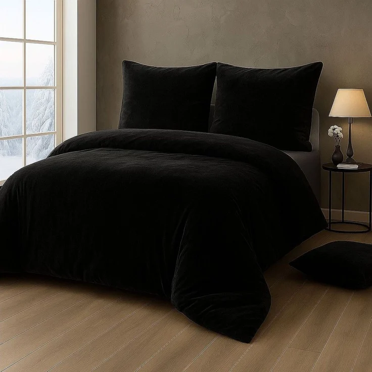 Malika Bettwäsche 200x200 + 2x 80x80 cm Cashmere Touch Bettwäsche, atmungsaktiv, Mikrofaser, 3 teilig, Für Allergiker geeignet, pflegeleicht, angenehm weicher Stoff – Bild 1