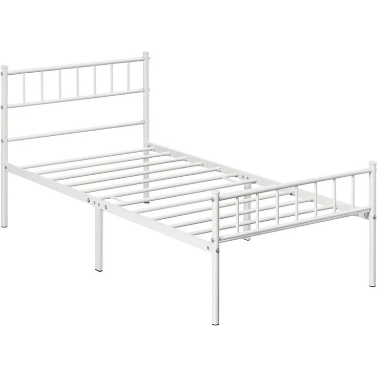 Yaheetech Bettgestell Metallbett, Einzelbettgestell / Doppelbettgestell – Bild 5