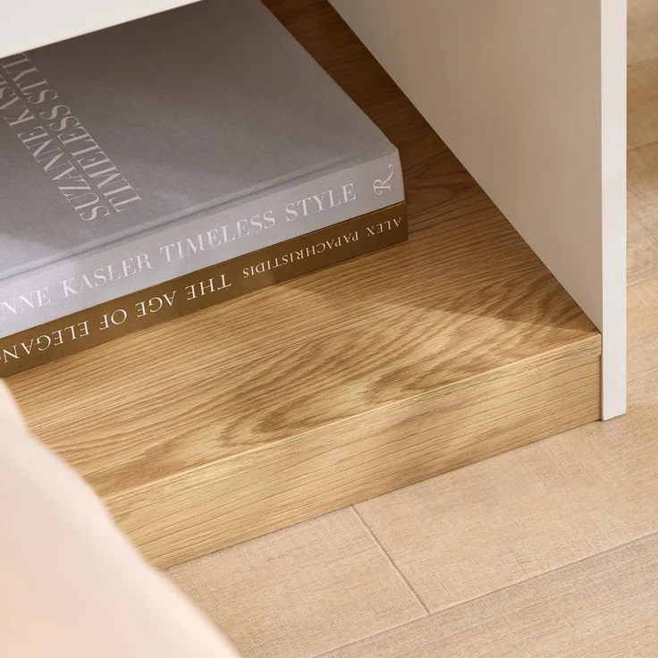 SoBuy FBT128-WN Nachttisch, MDF, Lackiert, Weiß, 42 x 55 x 40 cm – Bild 9