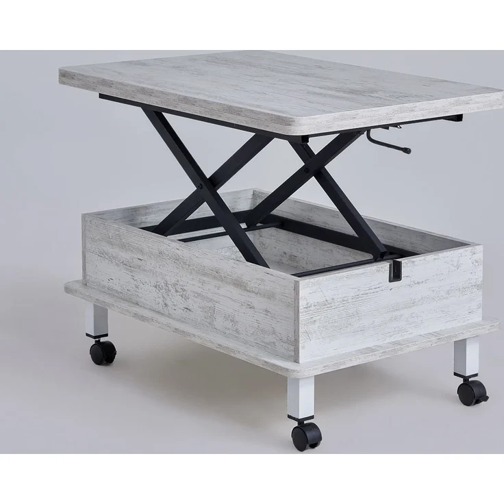 Skye Decor 'Dy Adt - Antique White' Couchtisch, Antikweiß, 120 x 70 x 90 cm – Bild 5