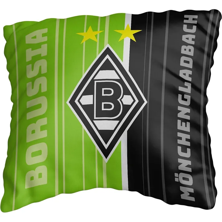 BERONAGE Dekokissen Borussia Mönchengladbach Die Fohlen Elf 40 x 40 Fußballkissen