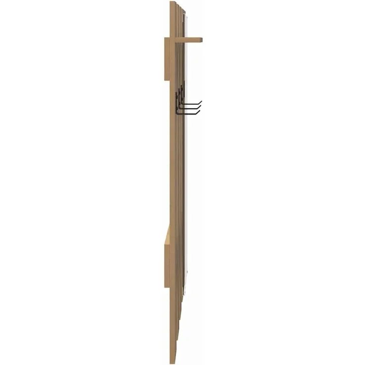 vidaXL Wandmontierter nachttisch Artisan-Eiche 100 x 10 x 100 cm 874514 – Bild 5