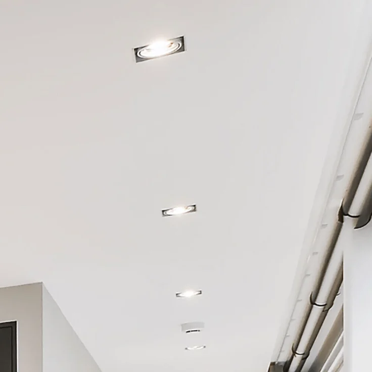 6x LED Einbaustrahler, Metall, chrom, D 9 cm – Bild 8