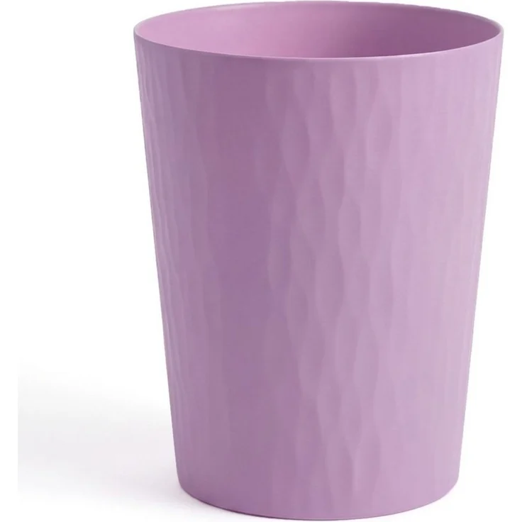 Sinoba Papierkorb moderner Mülleimer Papiereimer 9099, rund, 12 l, Lila – Bild 1