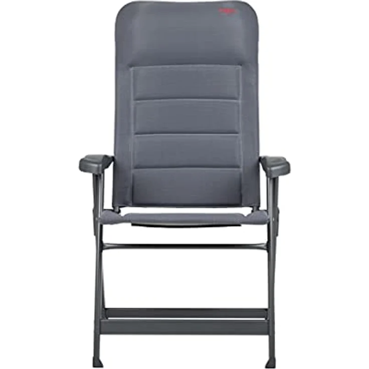 Crespo ap-237/86 air-Deluxe Camping Stuhl, grau, 78 x 67 x 120 cm – Bild 2