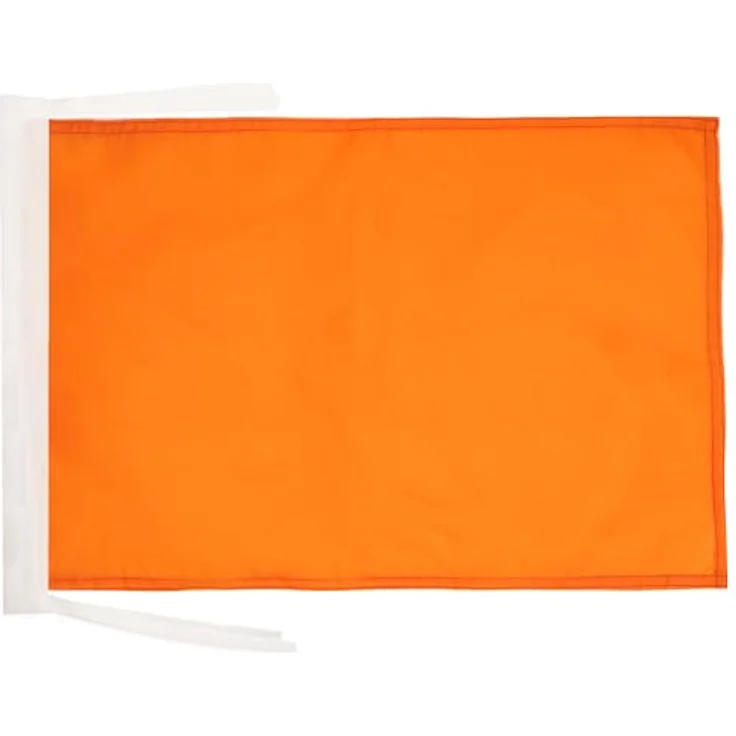 AZ FLAG - Flagge Einfarbig Orange - 45x30 cm Mit Kordel - Einfarbig Fahne 30 x 45 Cm - Flaggen – Bild 1