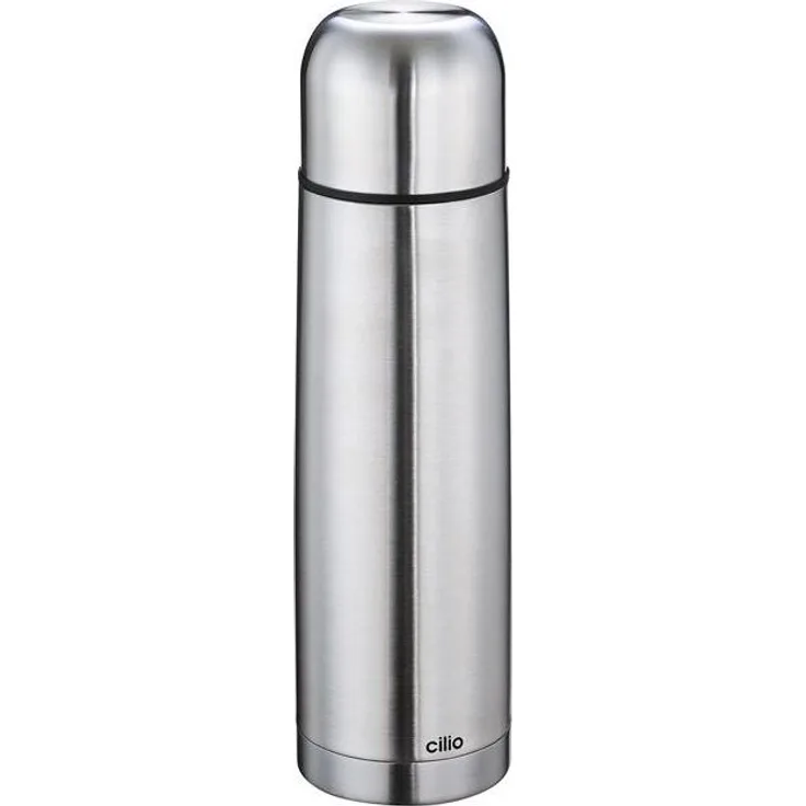 Cilio 0,75L Isolierflasche mit Becher Colore | Aluminium