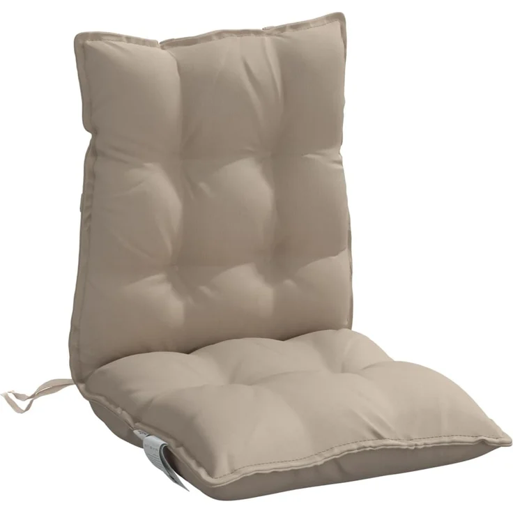 vidaXL Niedriglehner-Auflagen 4 Stk. Taupe Oxford-Gewebe 377696 – Bild 5