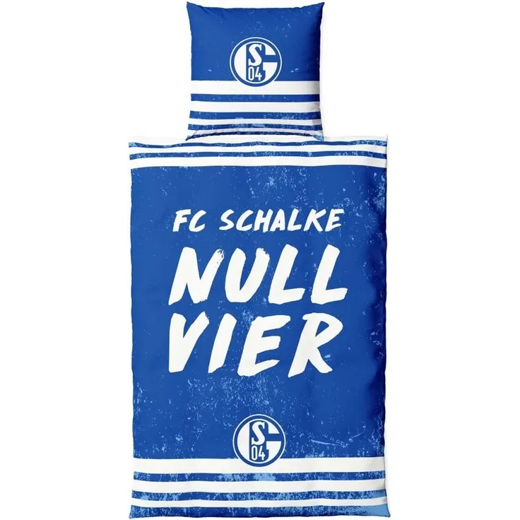 FC Schalke 04 Bettwäsche FC Schalke 04 Bettwäsche Nullvier Microfaser